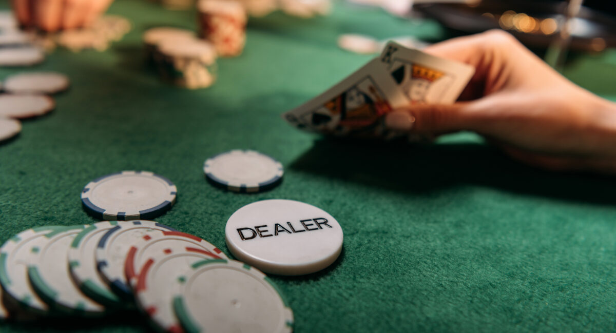 bouton de dealer
