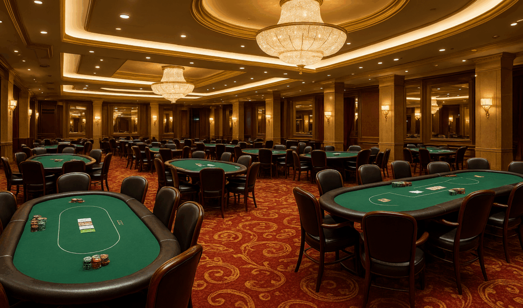 salle de poker du Casino Barrière à Enghien-les-Bains