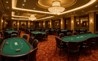 salle de poker du Casino Barrière à Enghien-les-Bains