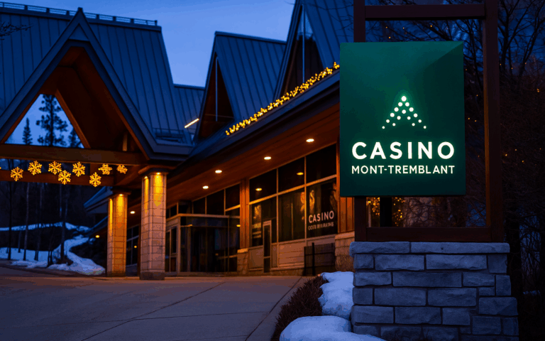 la salle de poker de Mont-Tremblant