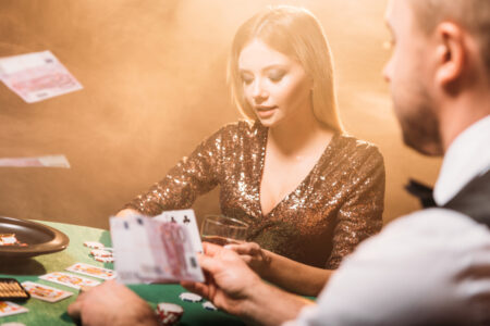 playing poker
