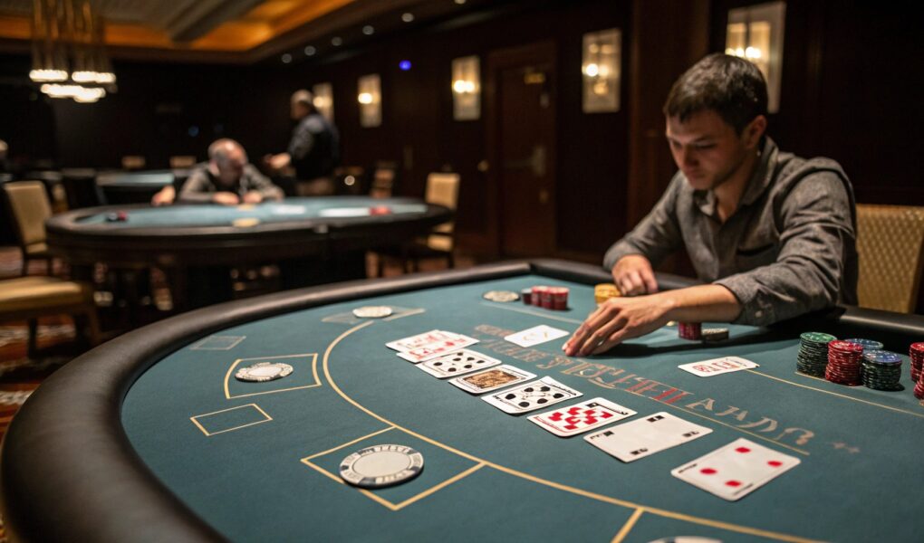 bluffer main de poker