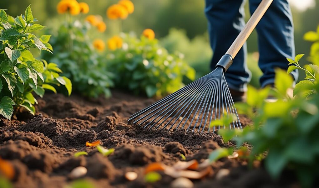 apprenez à maîtriser l'utilisation du râteau pour entretenir votre jardin et le garder impeccable toute l'année grâce à nos astuces pratiques et faciles à suivre.