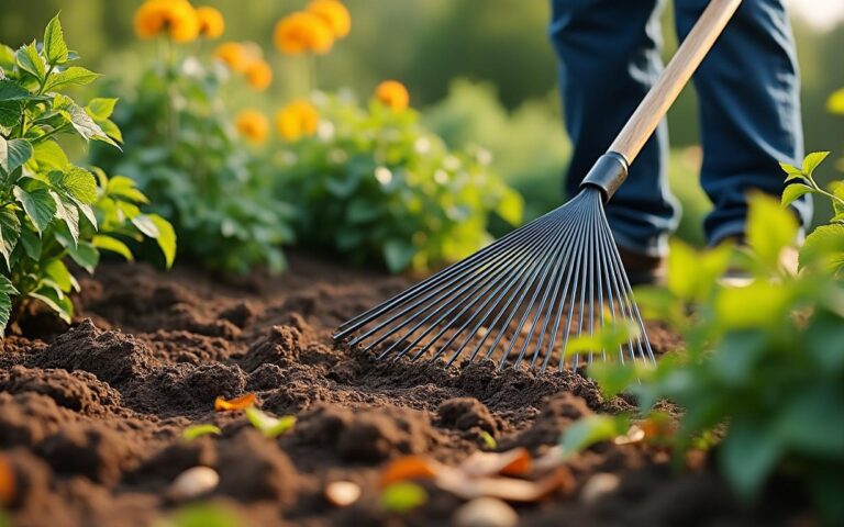 apprenez à maîtriser l'utilisation du râteau pour entretenir votre jardin et le garder impeccable toute l'année grâce à nos astuces pratiques et faciles à suivre.