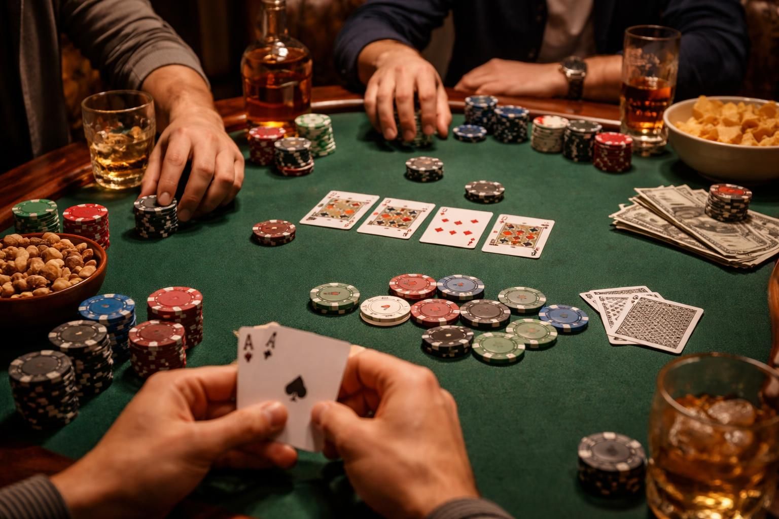 découvrez comment créer une ambiance conviviale et inoubliable pour vos amis autour d'un cercle de poker, alliant plaisir et convivialité.
