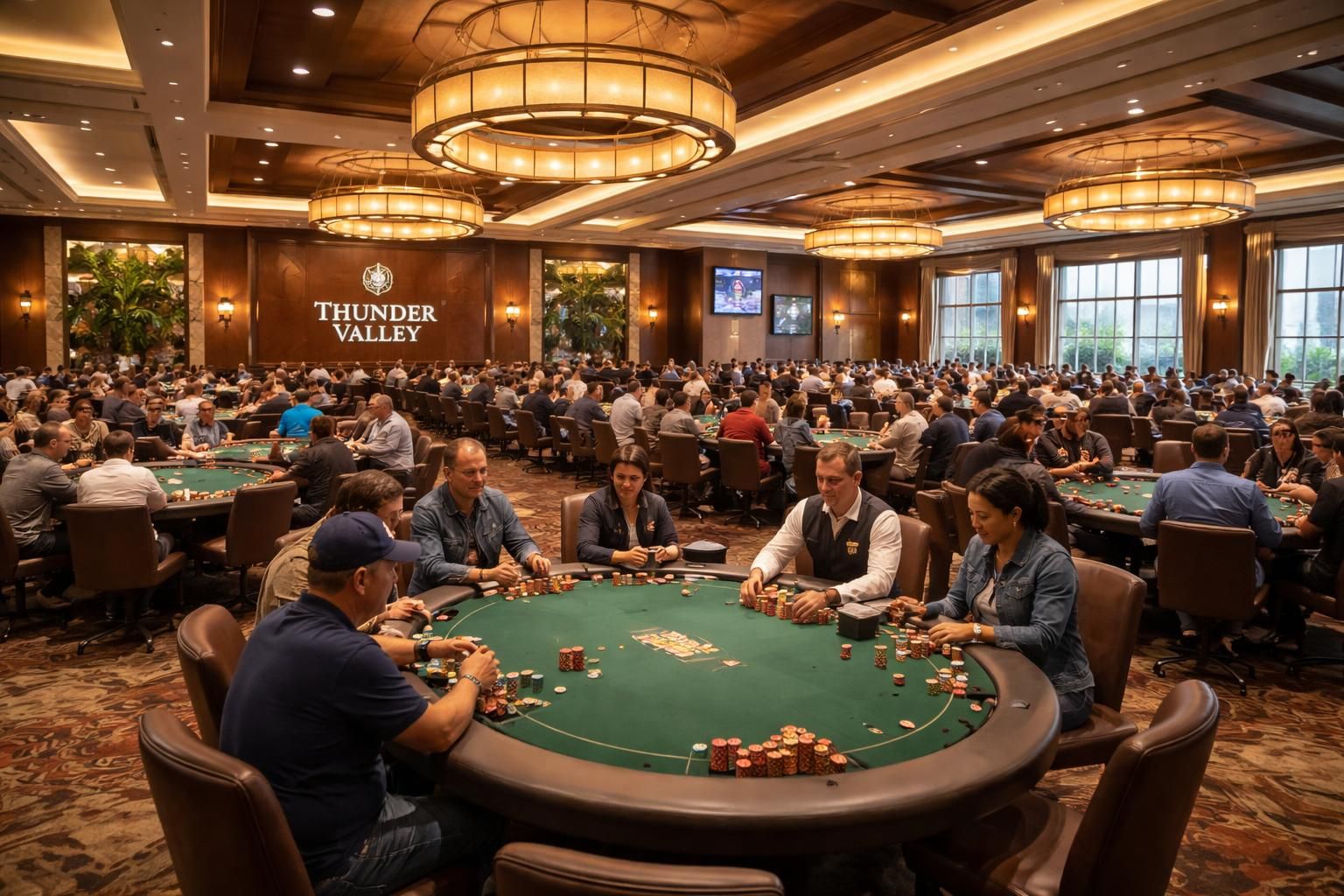 découvrez la salle de poker du thunder valley casino, un véritable paradis pour les joueurs avec des tables animées, des tournois passionnants et une ambiance conviviale.