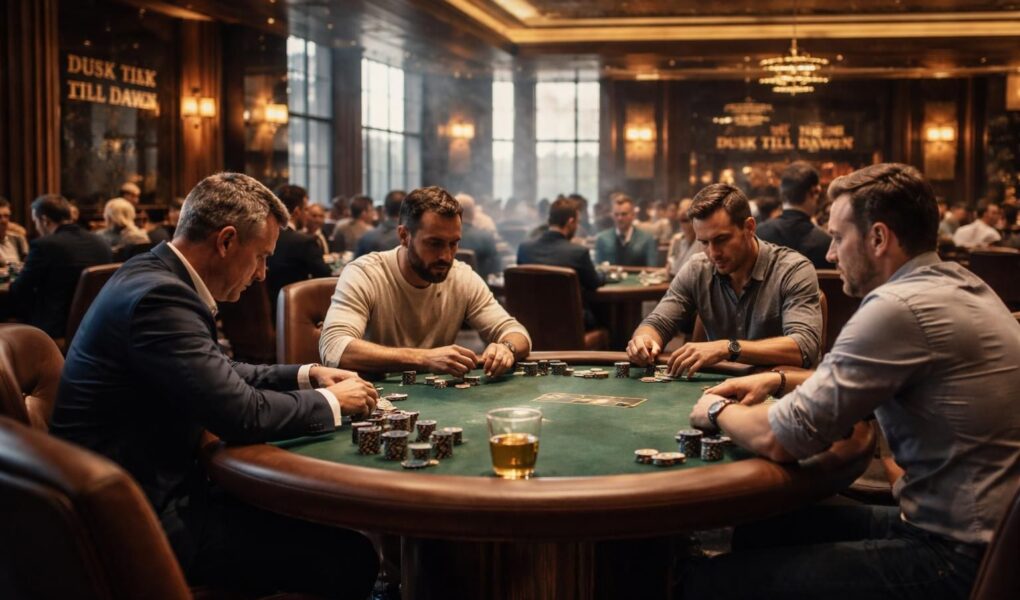 découvrez la salle de poker dusk till dawn à nottingham, royaume-uni, où luxe et compétition se rencontrent pour offrir une expérience de jeu inégalée.