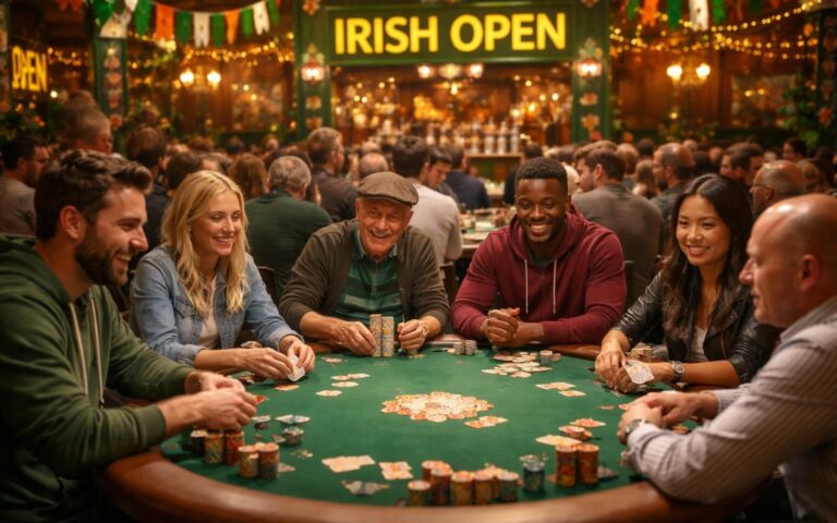 participez à l'irish open poker, le tournoi le plus chaleureux d'europe. vivez une expérience unique alliant compétition, convivialité et passion du poker.