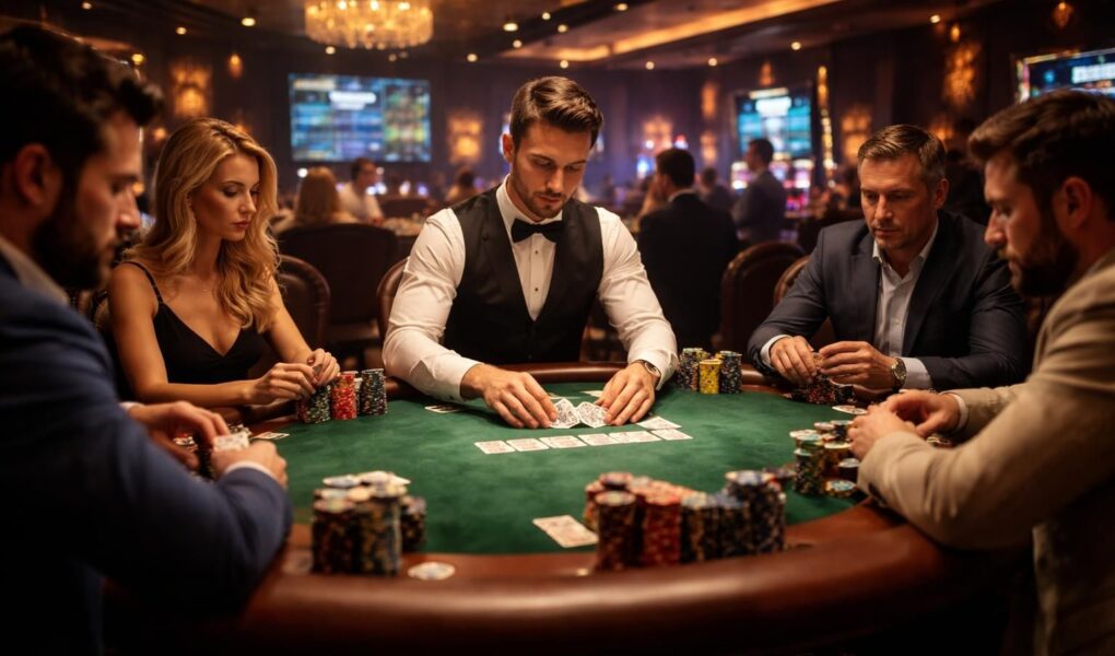 découvrez toute l'offre de poker au casino de biscarrosse : participez aux tournois palpitants et profitez des parties de cash game pour tenter votre chance et vivre une expérience unique.